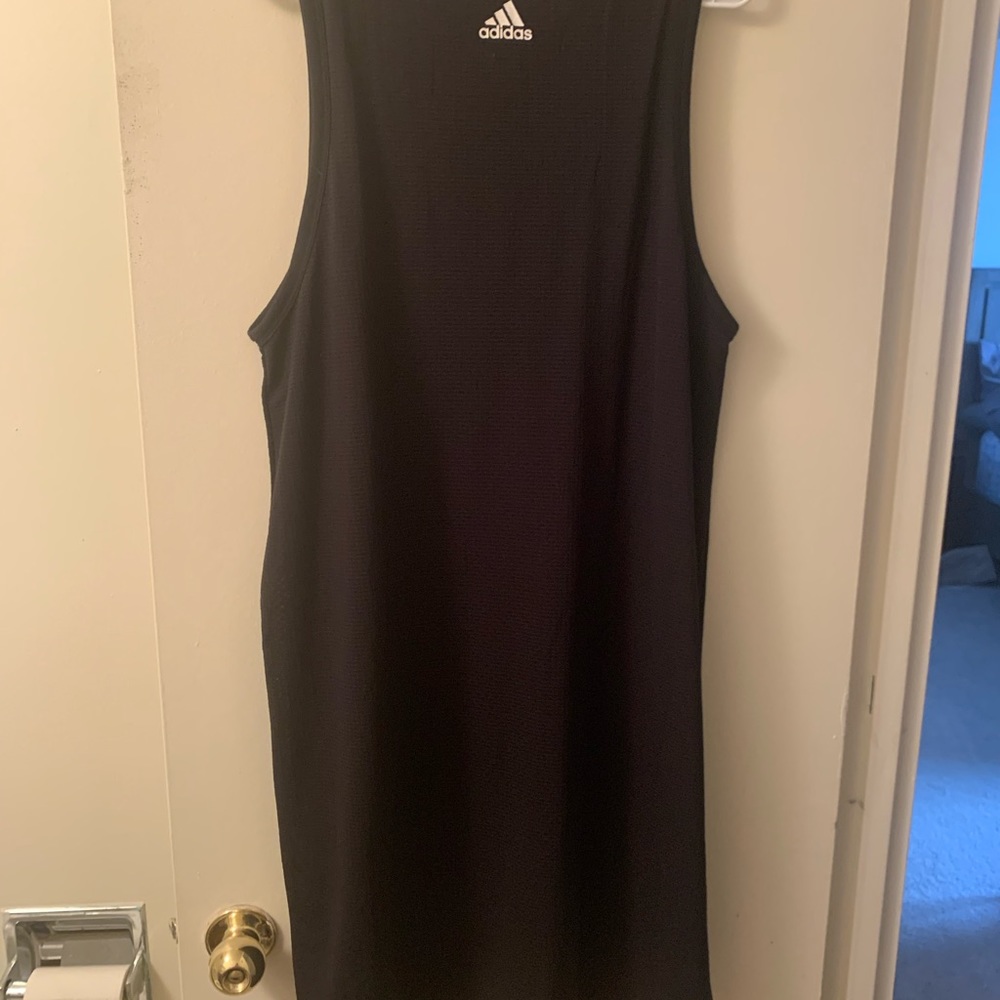 Adidas black sports dress size L